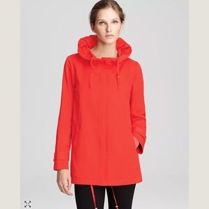 Red lightweight Eileen Fisher jacket, size L